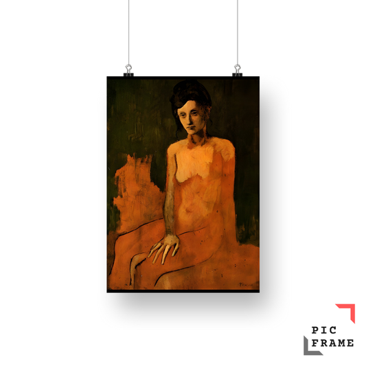 Seated female nude