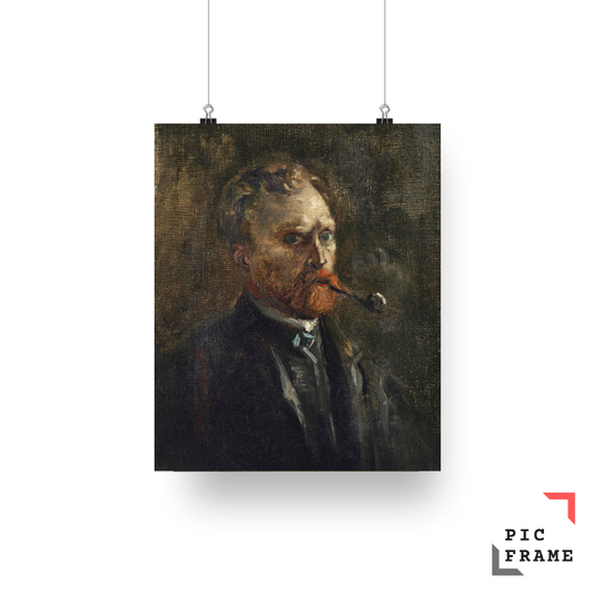 Self-Portrait with Pipe
