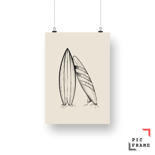 Surfboards stamp