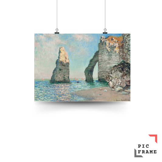 The Cliffs at Étretat (1885) by Claude Monet