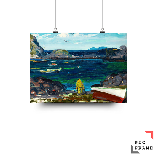 The Harbor, Monhegan Coast, Maine