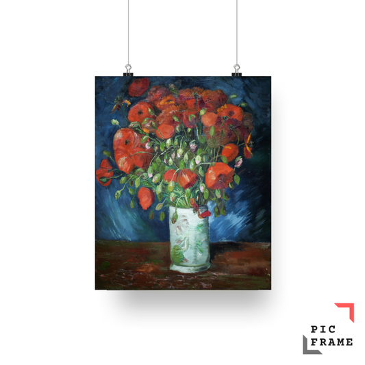 Vase with Poppies