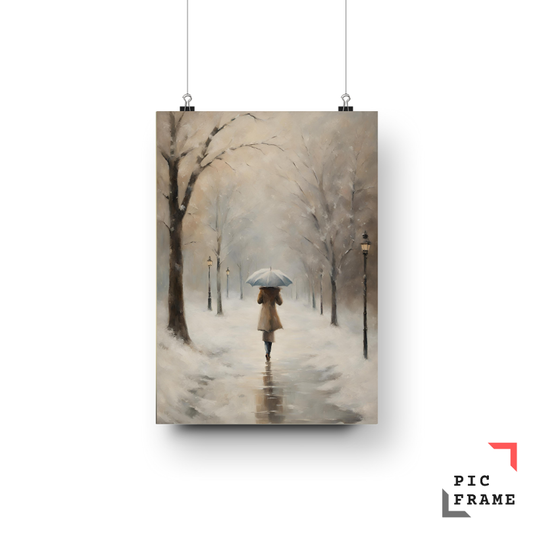 Winter's Silent Walk