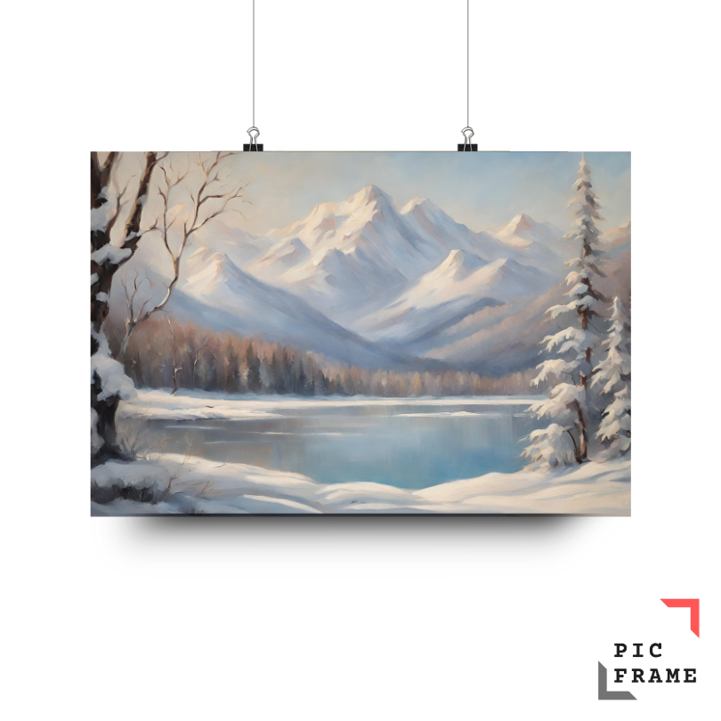 Winter's Tranquil Reflection